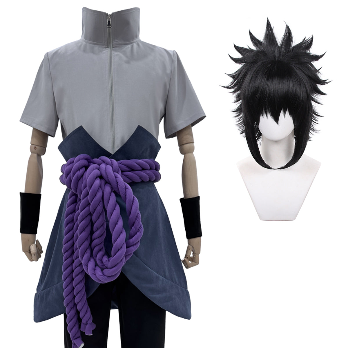 NARUTO うちはサスケ コスプレ ウィッグ holoun 1-2_3efc2646-836c-4d5f-89b5-