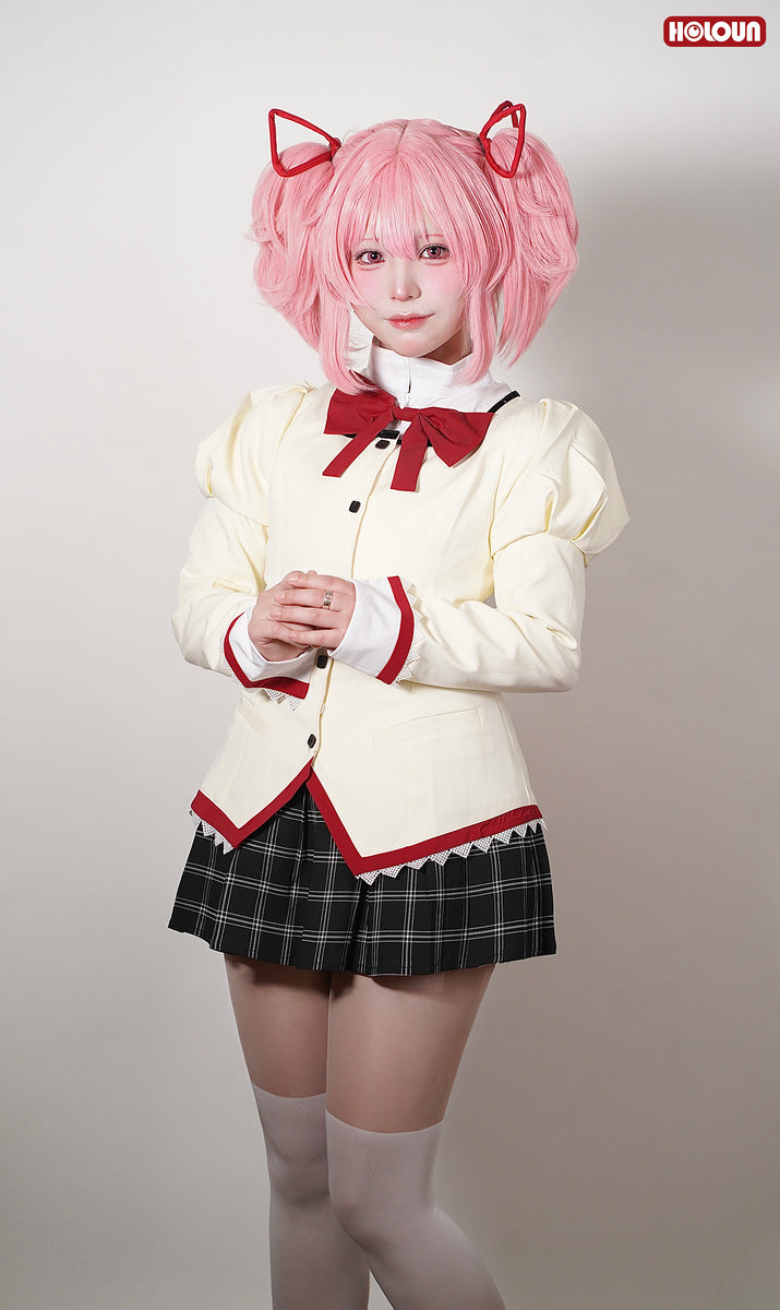 在庫品】HOLOUN 制服スーツ 鹿目まどか コスプレ衣装 見滝原中学 暁美
