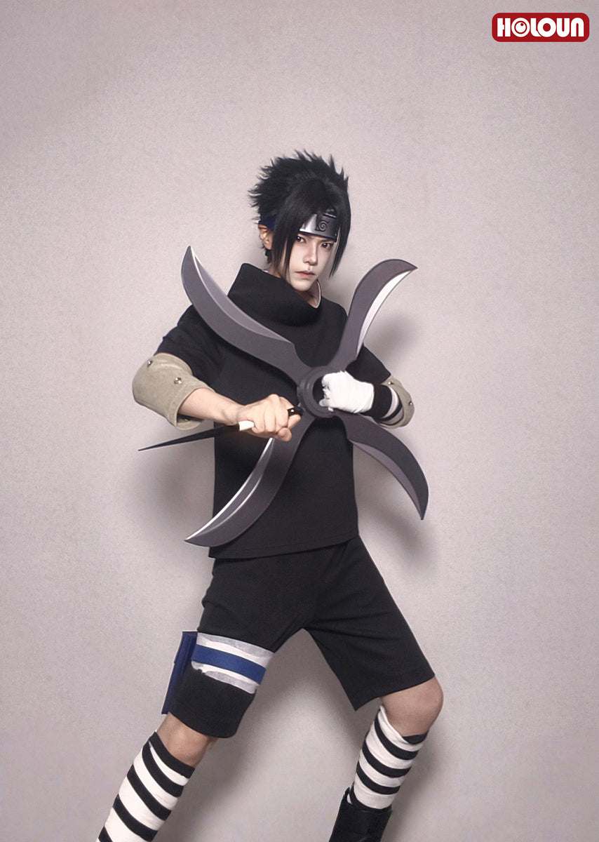在庫品】HOLOUN なるとNaルto疾風伝 中忍試験 うちはサスケのコスプレ