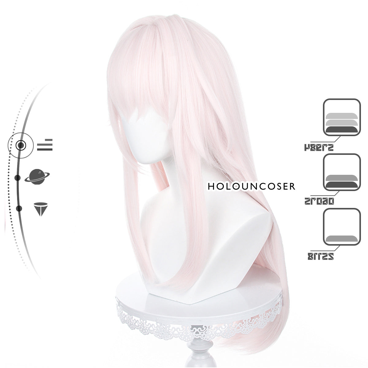 在庫品】HOLOUN 星穹鉄道ウィッグ丹恒コスプ ウィッグ コスプレ道具