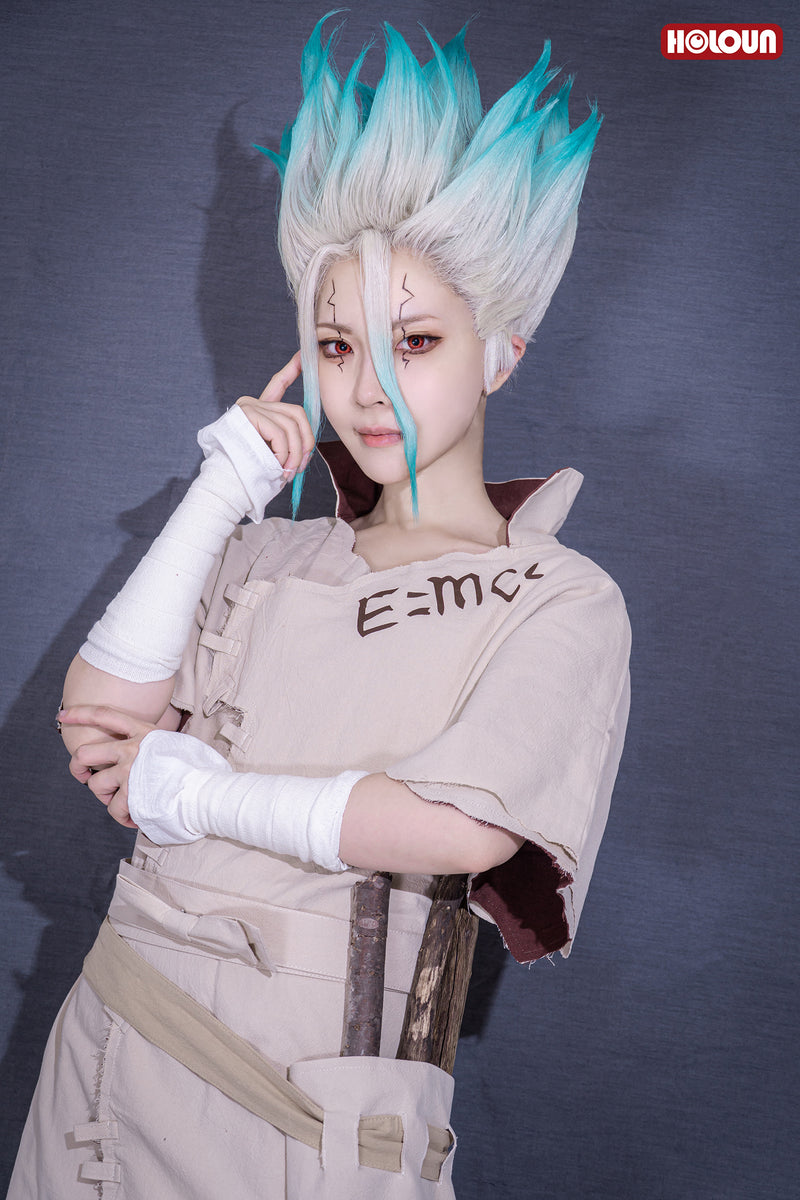在庫品】HOLOUN Dr.ストーン Dr.STONE 石神千空のコスプレ服