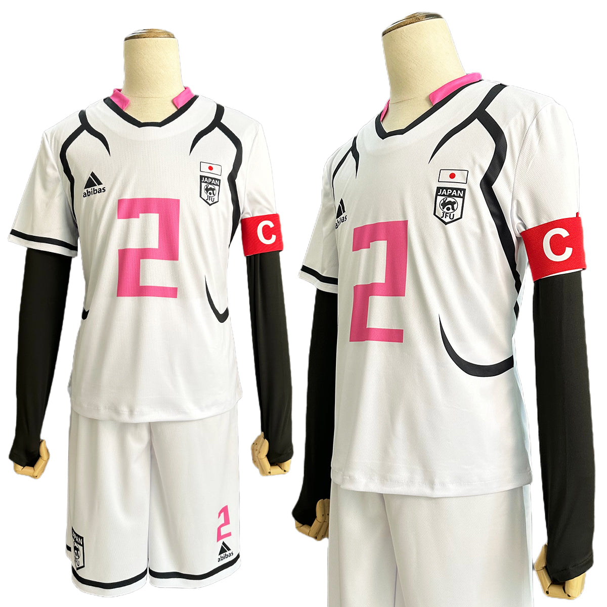 【在庫品】HOLOUN ブルロク Blue＆Lock U20 愛空AIKU 2番 白色 コスプレ衣装 運動服 ユニフォーム上下、靴下、シャツ