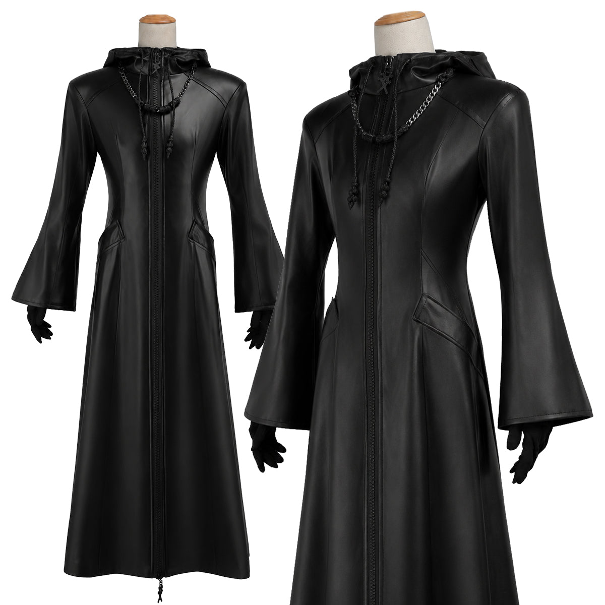 新着商品】KH キングダムの心 XIII機関のコスプレ衣装 革製の服 仮装