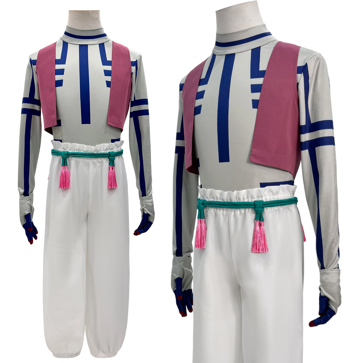 【新着商品】HOLOUN 鬼殺の隊シリーズ 十二鬼月 上弦・叁 猗窩座のコスプレ服 ハロウィン アニメハロウィン仮装 衣装 セット クリスマス イベント  アニメ 演出服