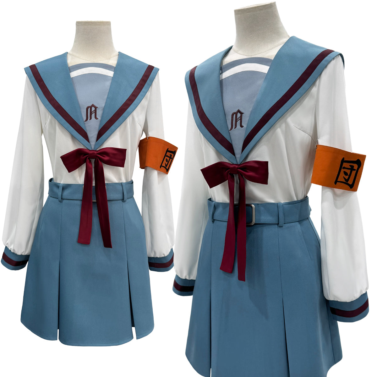 【新着商品】HOLOUN 涼宮ハルヒの憂鬱 県立北高校女子制服 涼宮ハルヒのコスプレ服 SOS団 ハロウィン仮装 衣装 セット クリスマス イベント  ゲーム仮装 アニメ 演出服