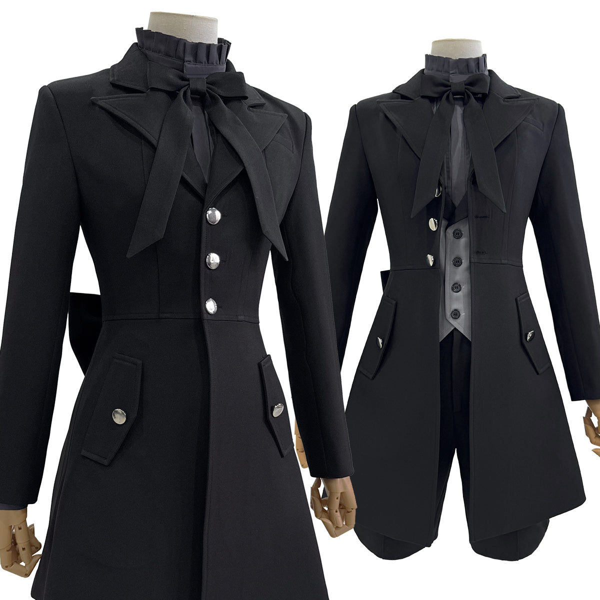 【在庫品】HOLOUN 黒の執事2 悪魔化 シエル・ファントムハイヴのコスプレ服 私服 ハロウィン仮装 ゲームコスプレ衣装 セット クリスマス イベント  ゲーム仮装 アニメ 演出服