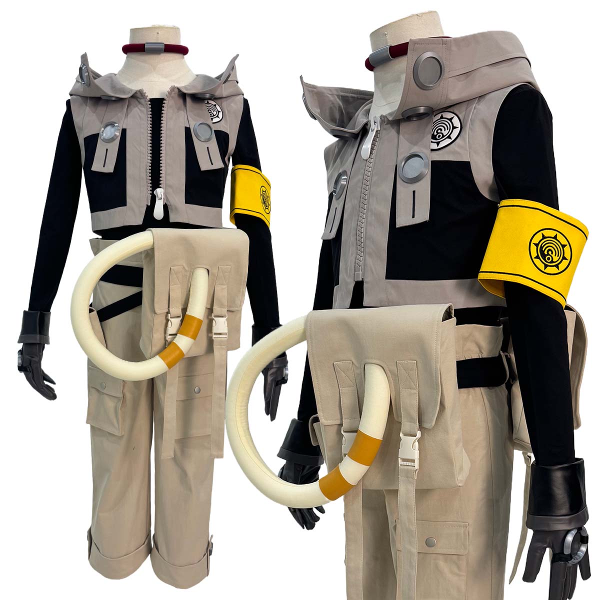 【新着商品】HOLOUN がちアクタ GACHIAKUTA ルドRudoのコスプレ服 ハロウィン仮装 衣装 セット クリスマス イベント  アニメ 演出服