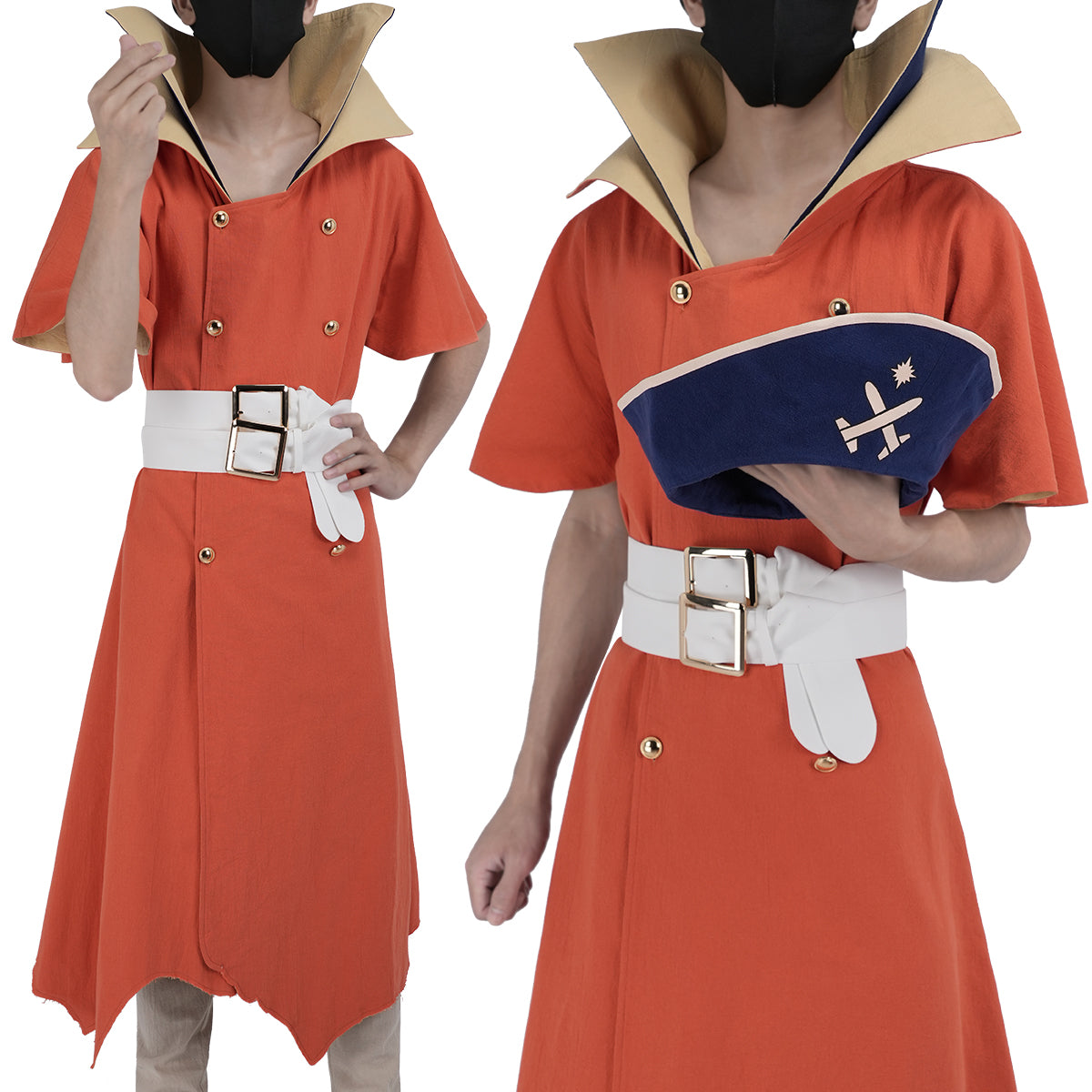 【新着商品】HOLOUN Dr.ストーン Dr.STONE 七海龍水のコスプレ服 ハロウィン仮装 衣装 セット クリスマス イベント  アニメ 演出服