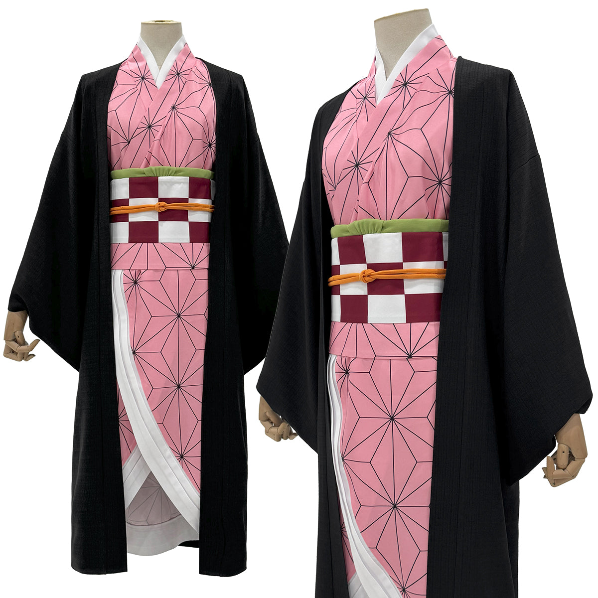 【新着商品】HOLOUN 鬼殺の隊シリーズ 竈門禰豆子のコスプレ服 ハロウィン アニメハロウィン仮装 衣装 セット クリスマス イベント  アニメ 演出服