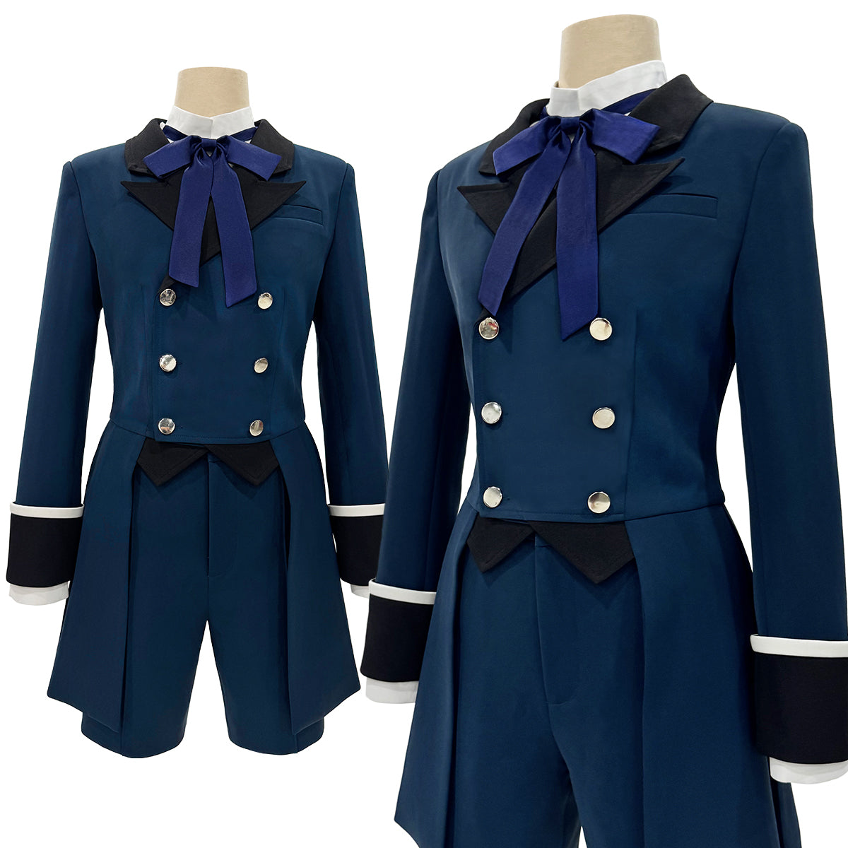 【在庫品】HOLOUN 黒の執事 シエル・ファントムハイヴのコスプレ服 私服 ハロウィン仮装 ゲームコスプレ衣装 セット クリスマス イベント  ゲーム仮装 アニメ 演出服