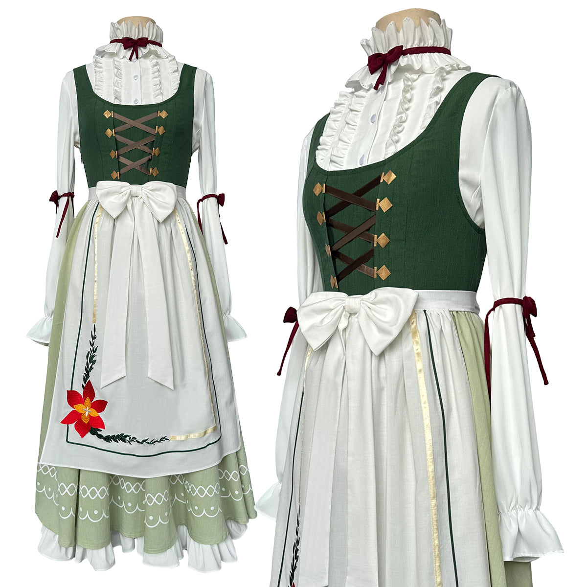 【新着商品】HOLOUN 葬送シリーズフリーレン 中国コラボ フェルンのコスプレ衣装 アニメハロウィン仮装 衣装 ハロウィン仮装 演出服