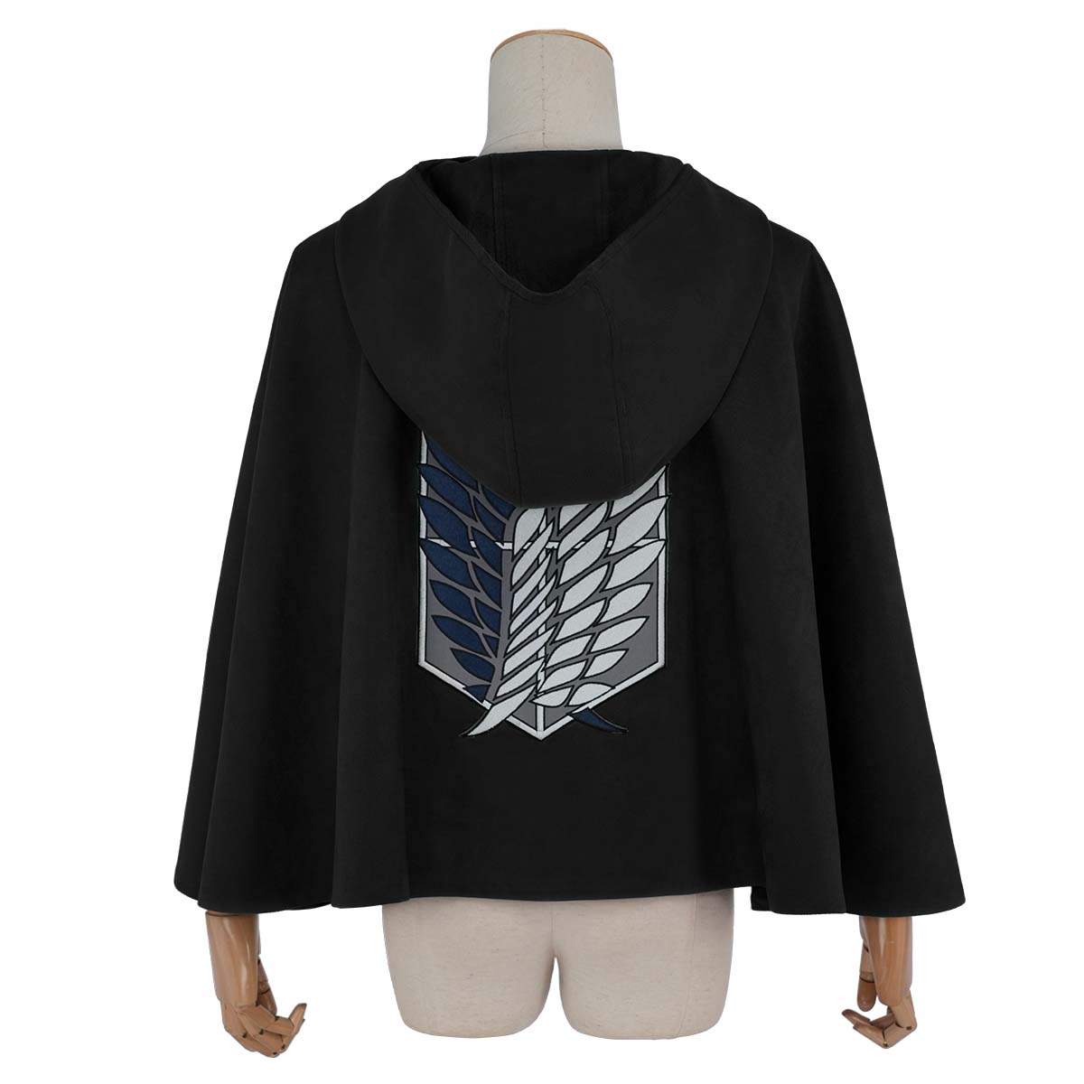 【新着商品】進撃のジャイアント  巨人 調査兵団 黒色のマント 自由の翼 コート エレン ミカサ アルミン リヴァイコスプレ衣装  cosplay ハロウィン 変装 仮装 コスプレ演出服 コスチューム 舞台装 クリスマス 祝日贈り物