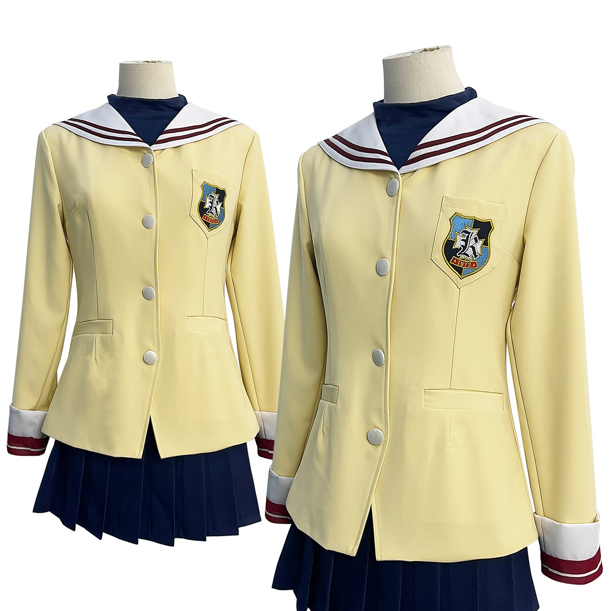 【在庫品】HOLOUN  光坂高校 女子制服 古河渚 坂上智代 藤林杏 一之濑琴美 コスプレ衣装  cosplay ハロウィン 変装 仮装 コスプレ演出服 コスチューム 舞台装 クリスマス 祝日贈り物