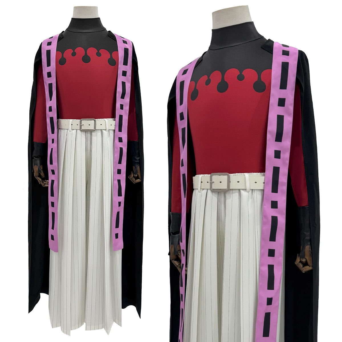 【新着商品】HOLOUN 鬼殺の隊シリーズ 十二鬼月 上弦・弍 童磨のコスプレ服 ハロウィン アニメハロウィン仮装 衣装 セット クリスマス イベント  アニメ 演出服