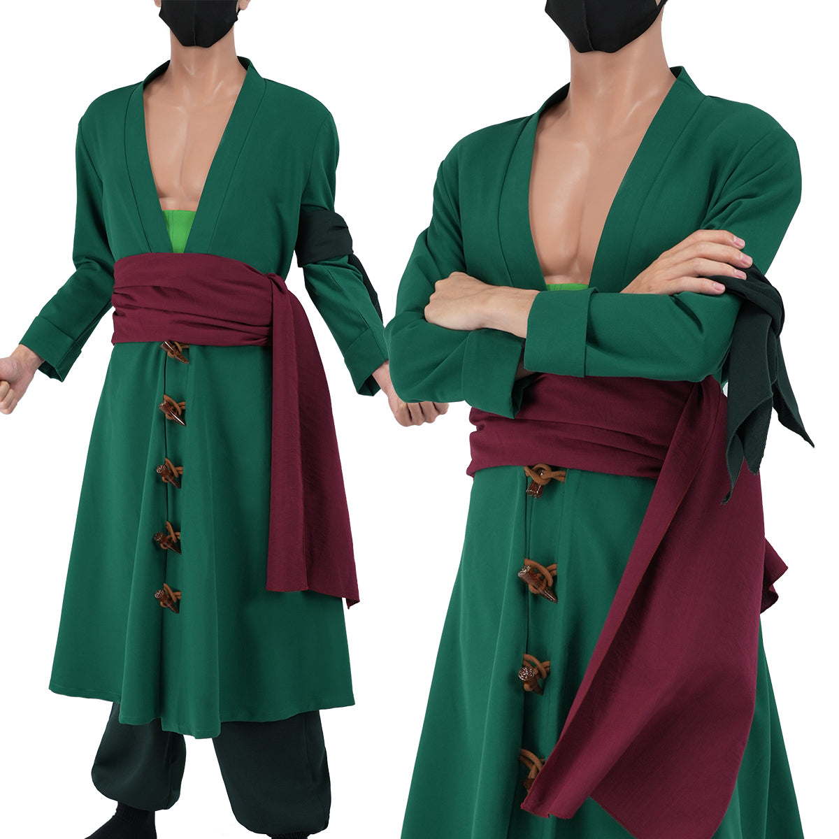 【在庫品】HOLOUN ONEピース ロロノア・ゾロのコスプレ衣装  cosplay ハロウィン 変装 仮装 コスプレ演出服 コスチューム 舞台装 クリスマス 祝日贈り物