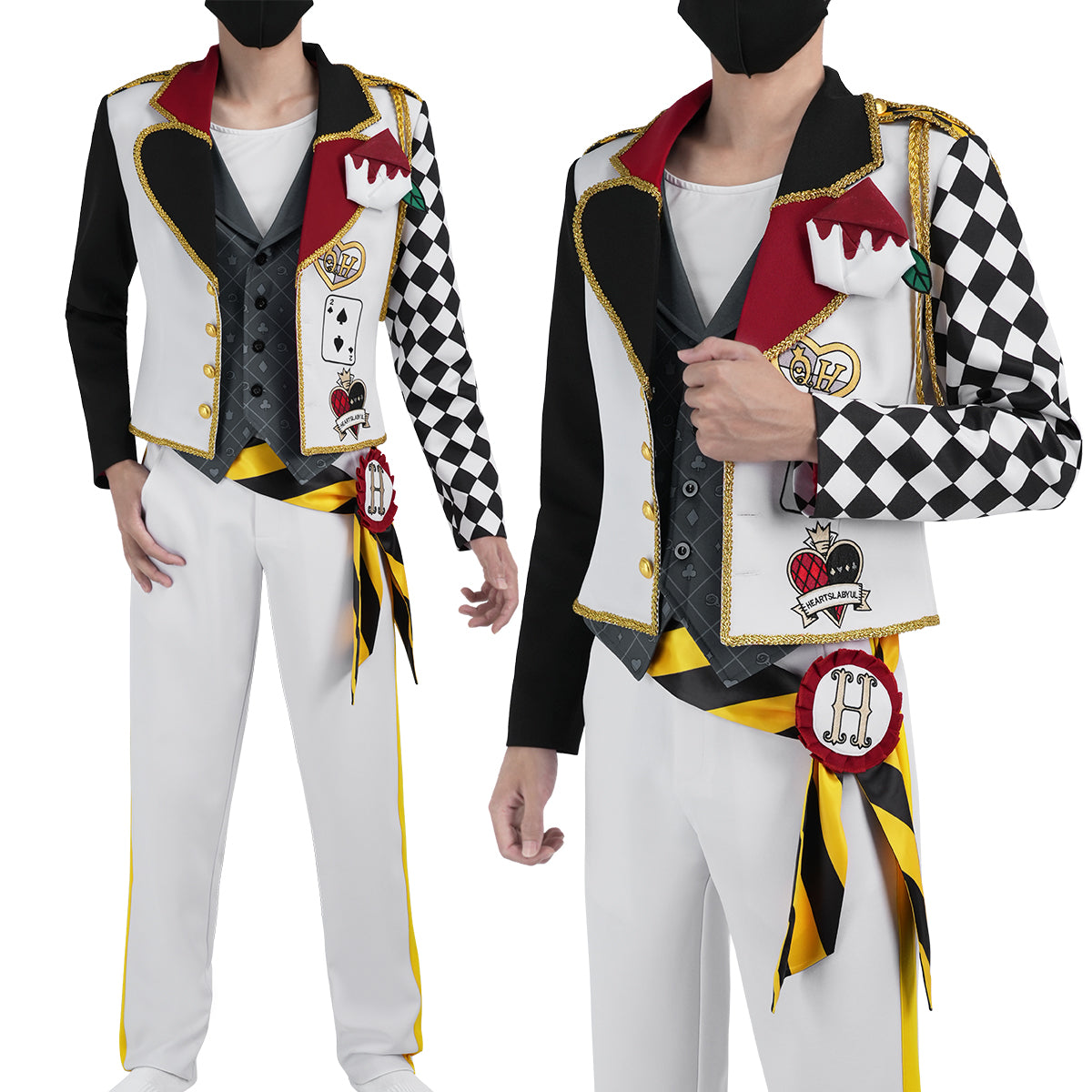 【新着商品】ついすとワンダーランド ツイステ ハーツラビュル寮 Deuce デュース Trey トレイ 寮服 ツイステ風 豪華衣装セット クリスマス ハロウィンコスプレ衣装