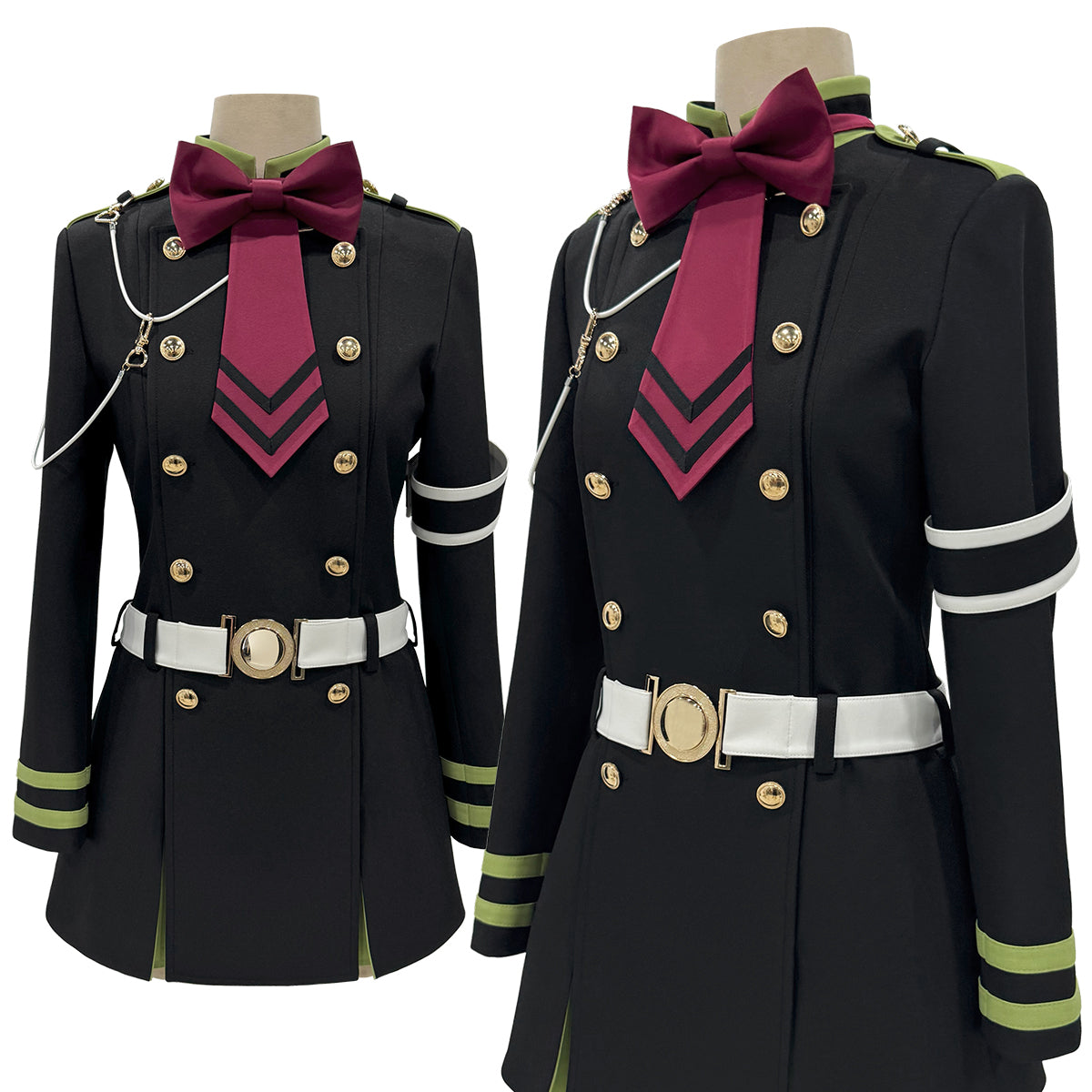 【新着商品】HOLOUN 終わるセラフ 柊シノアのコスプレ服 SeraphOfThEnd ハロウィン仮装 衣装 セット クリスマス イベント  ゲーム仮装 アニメ 演出服