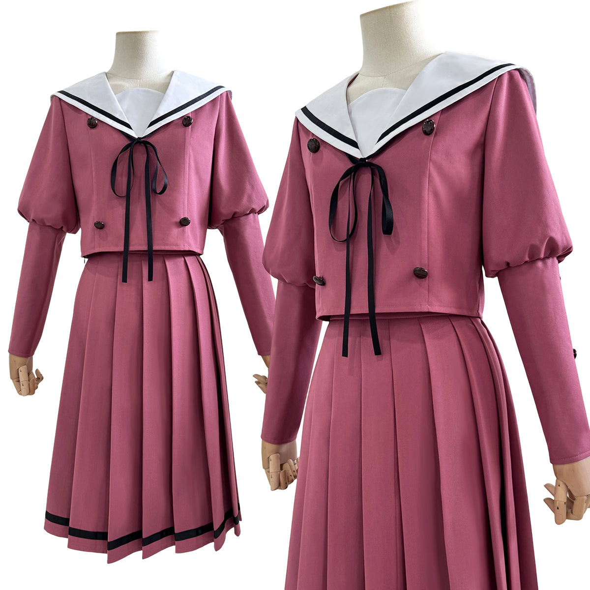 【新着商品】HOLOUN 薫る花は凛と咲く 和栗薫子のコスプレ服 桔梗学園女子高等学校生徒制服 ハロウィン仮装 衣装 セット クリスマス イベント アニメ 演出服