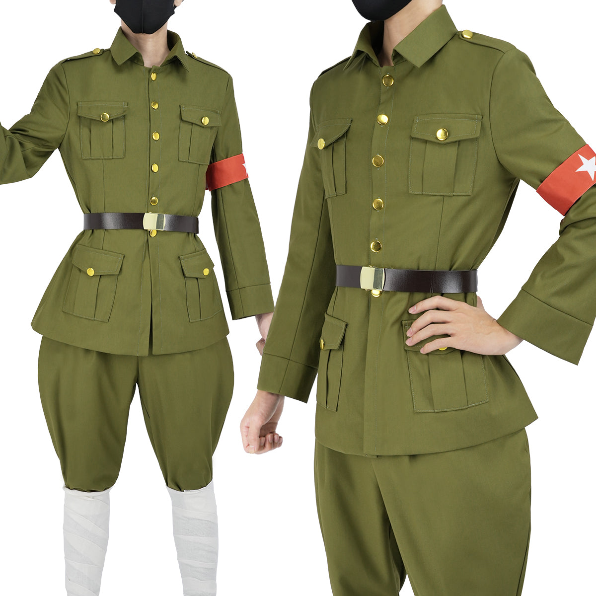 【在庫品】HOLOUN  へたりあAxis Powers 中国 王耀 軍服 コスプレ衣装  cosplay ハロウィン 変装 仮装 コスプレ演出服 コスチューム 舞台装 クリスマス 祝日贈り物