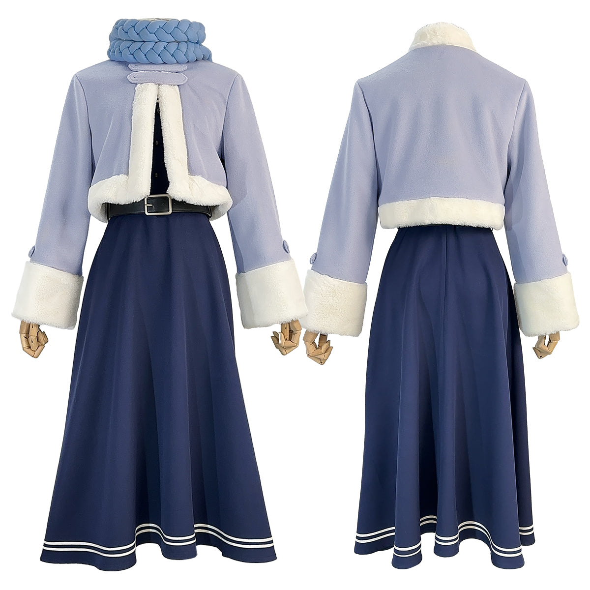 【在庫品】HOLOUN フリーレン フェルン 冬服 コスプレ衣装 アニメハロウィン仮装 衣装 ハロウィン仮装 演出服