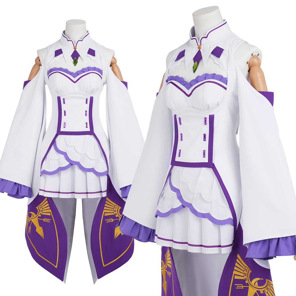 新着商品】HOLOUN リゼロ re0 異世界の生活 リア エミリアのコスプレ