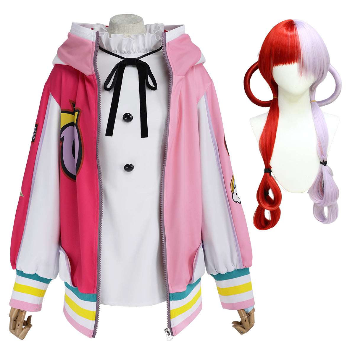 【在庫品】HOLOUN ONEピース RED UTA 世界の歌姫 ウタのコスプレ衣装  cosplay ハロウィン 変装 仮装 コスプレ演出服 コスチューム 舞台装 クリスマス 祝日贈り物