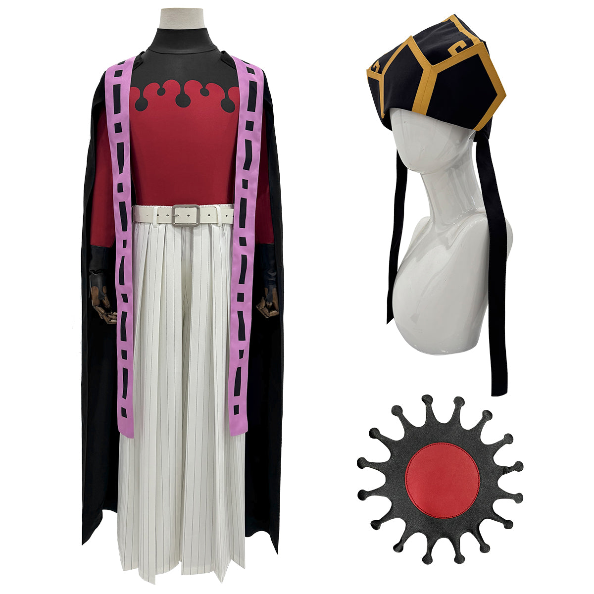 【新着商品】HOLOUN 鬼殺の隊シリーズ 十二鬼月 上弦・弍 童磨のコスプレ服 ハロウィン アニメハロウィン仮装 衣装 セット クリスマス イベント  アニメ 演出服