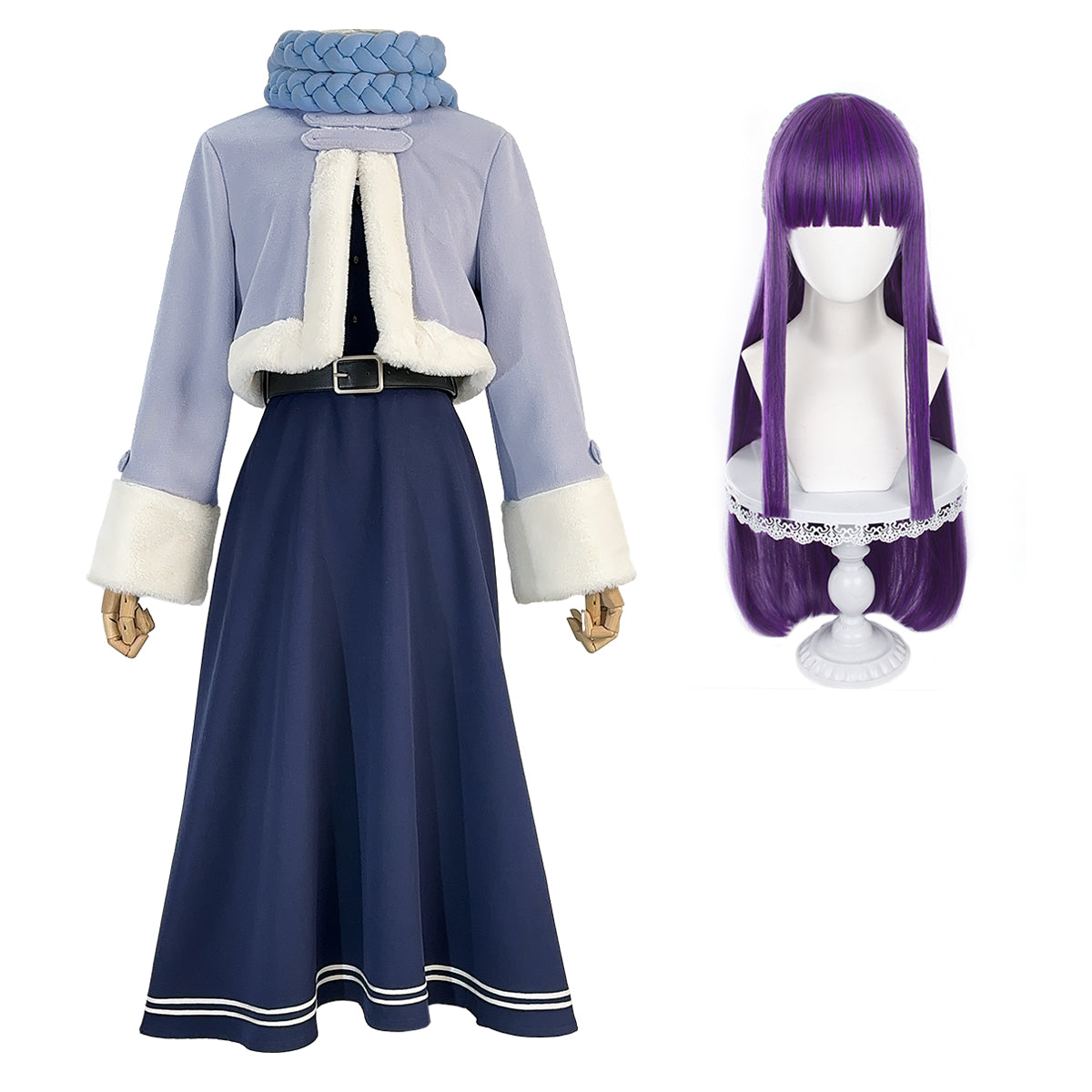 【在庫品】HOLOUN フリーレン フェルン 冬服 コスプレ衣装 アニメハロウィン仮装 衣装 ハロウィン仮装 演出服