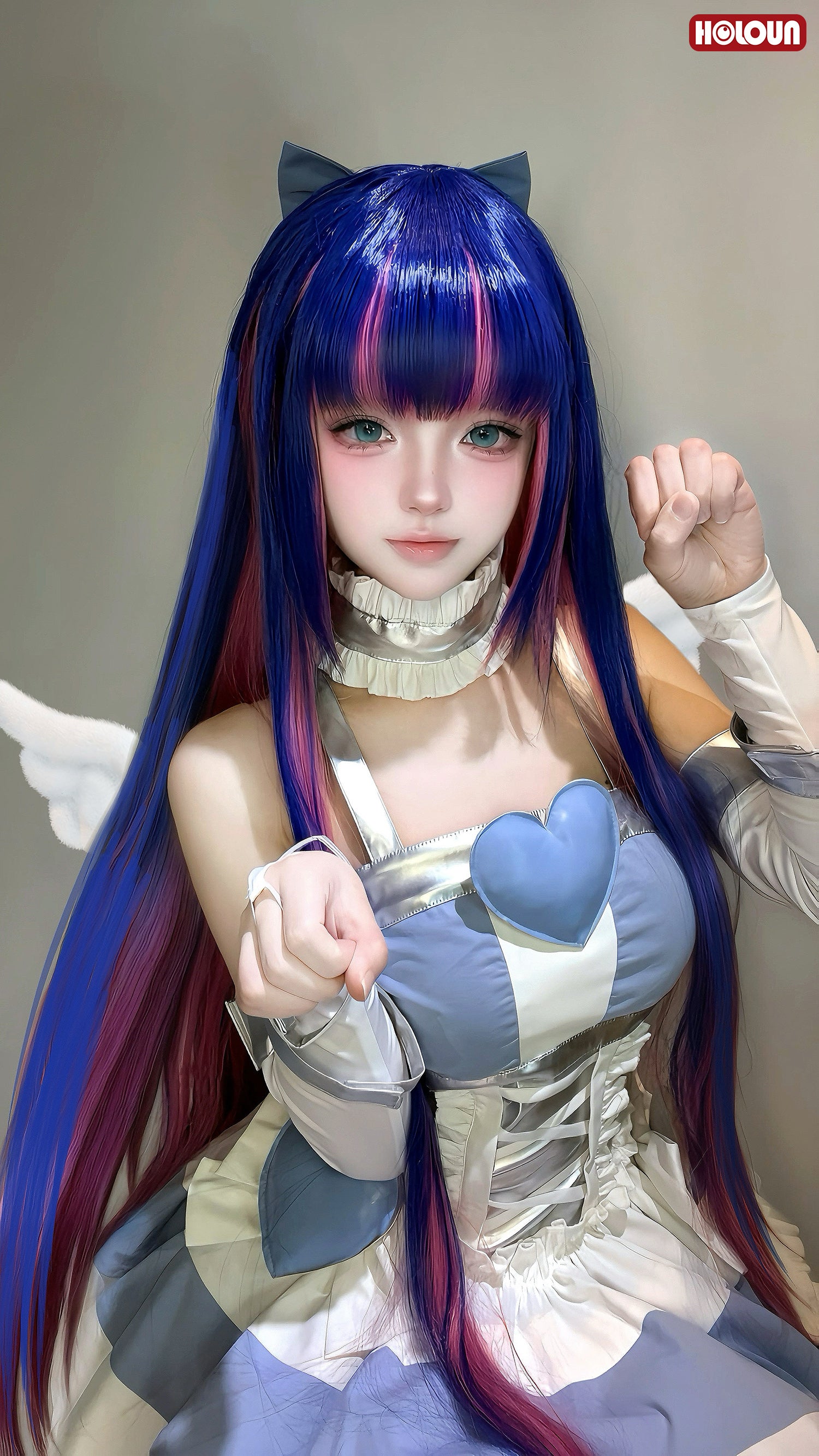【新着商品】HOLOUN パンティ&ストッキングwithガーターベルト  アナーキーストッキングのコスプレ衣装  panty & stocking with garterbeltイベント アニメハロウィン仮装 演出服祝日贈り物