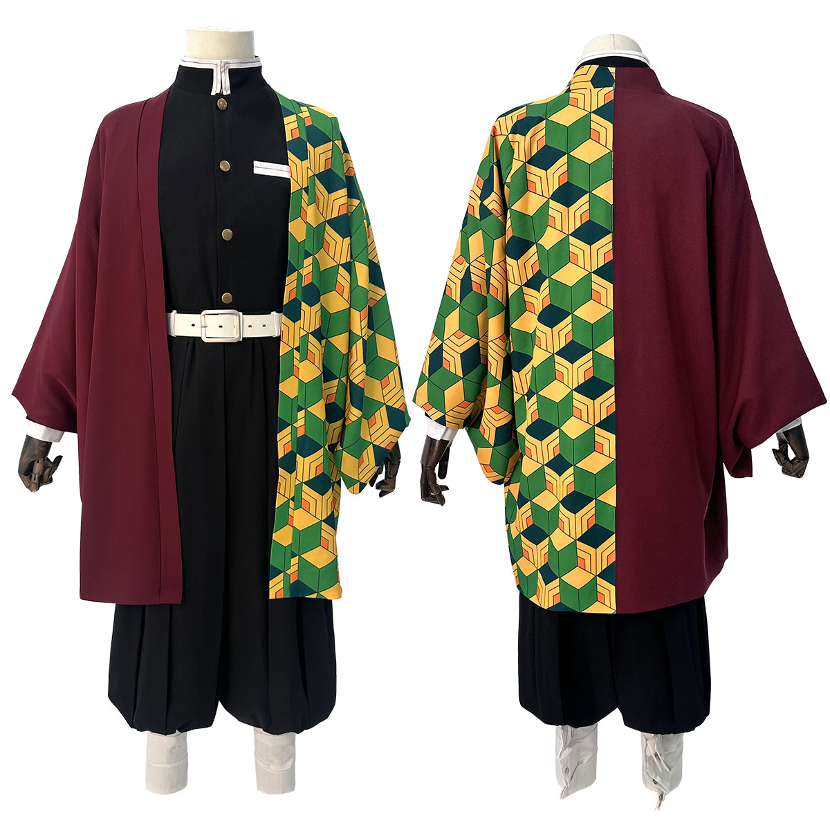 在庫品】HOLOUN 鬼殺の隊冨岡義勇コスプレ服 ハロウィン アニメ