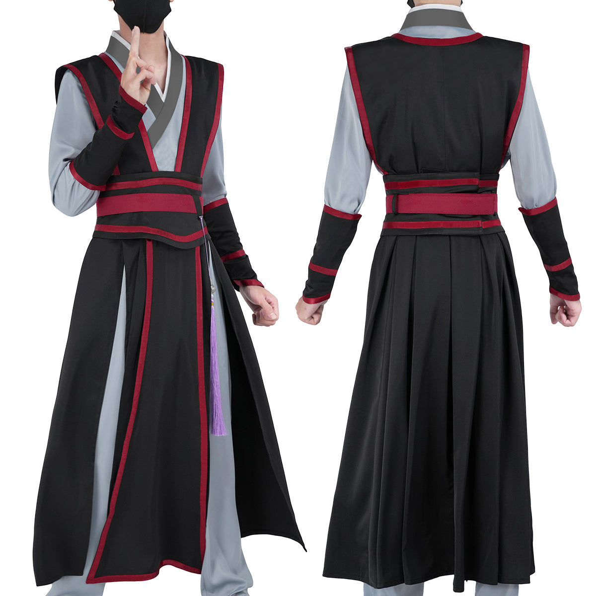 魔道祖師 魏無羨（献舍後）コスプレ衣装 Amazon.co.jp: 魔道祖師 コスプレ衣装 魏無羨 藍忘機 コスプレ