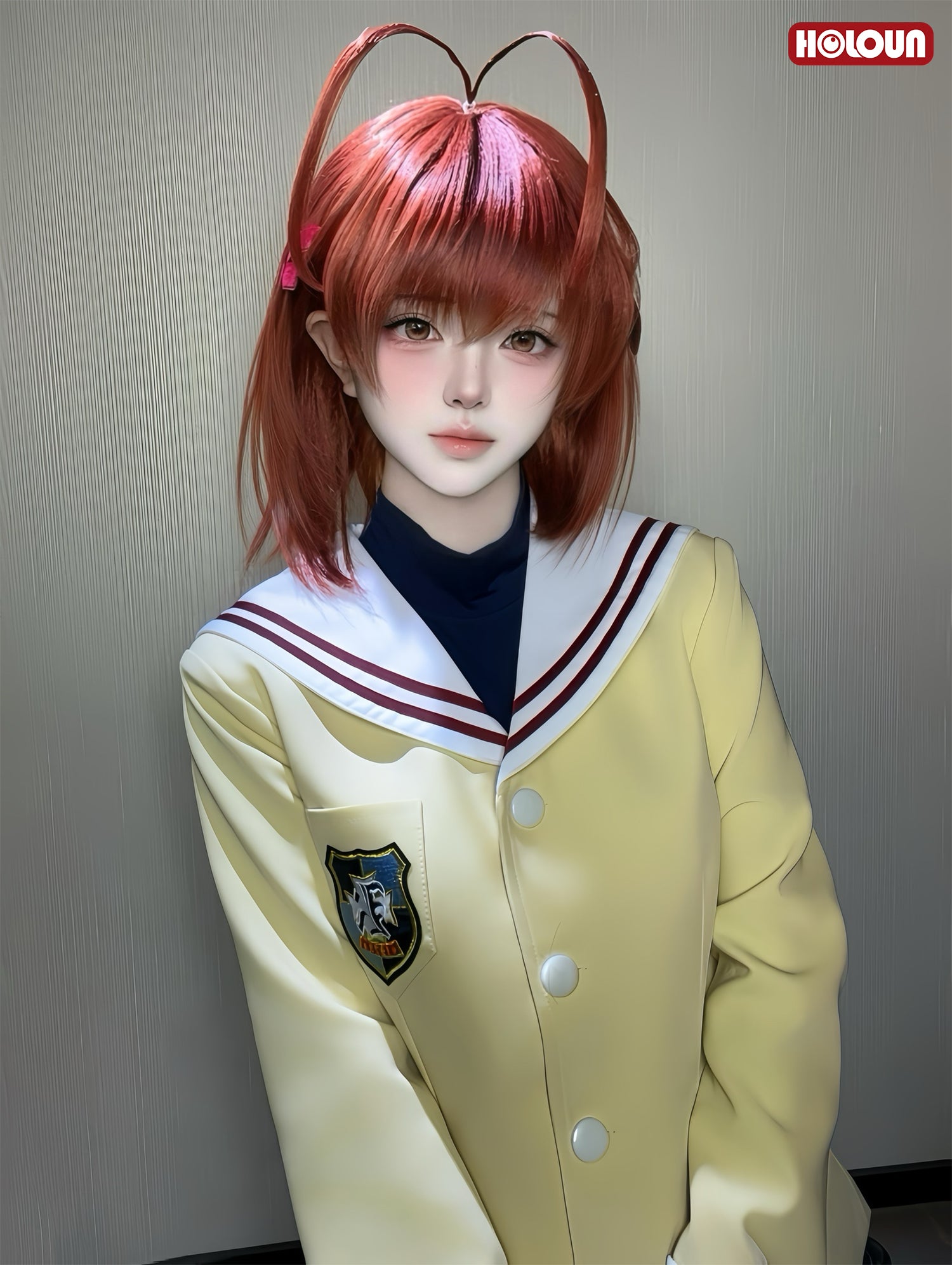 【在庫品】HOLOUN  光坂高校 女子制服 古河渚 坂上智代 藤林杏 一之濑琴美 コスプレ衣装  cosplay ハロウィン 変装 仮装 コスプレ演出服 コスチューム 舞台装 クリスマス 祝日贈り物