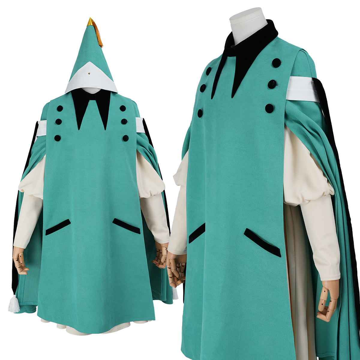在庫品】とんがり帽子＆アトリエ ココ コスプレ衣装 コスチューム