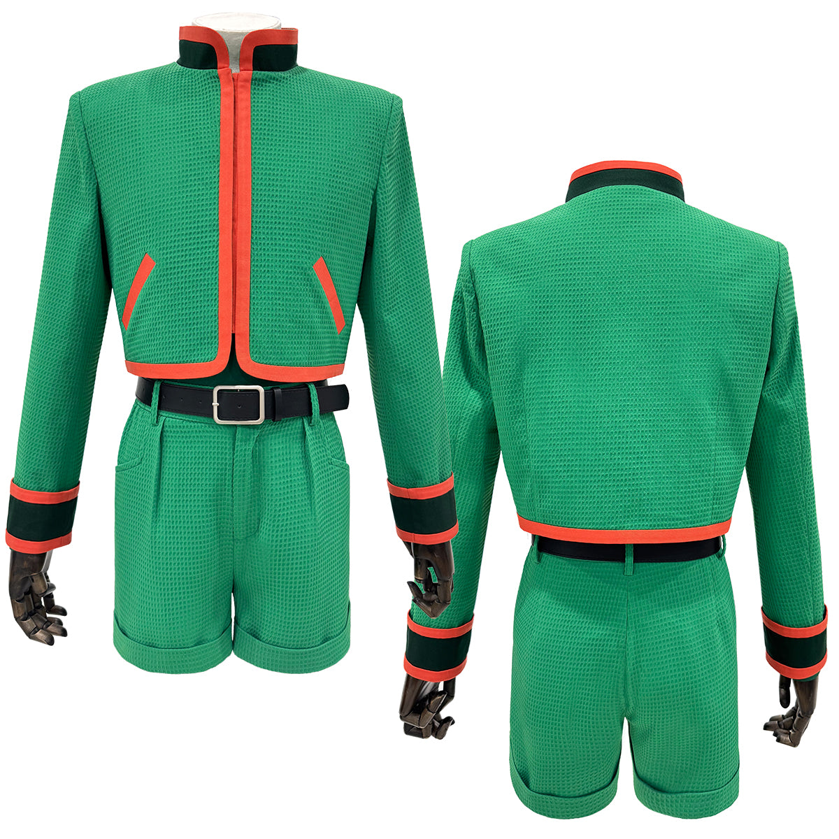 HUNTER×HUNTER　ゴン　コスプレ衣装 一式セット ブーツ　靴　リュック HUNTER×HUNTER ゴン コスプレ衣装 一式セット ブーツ 靴 リュック