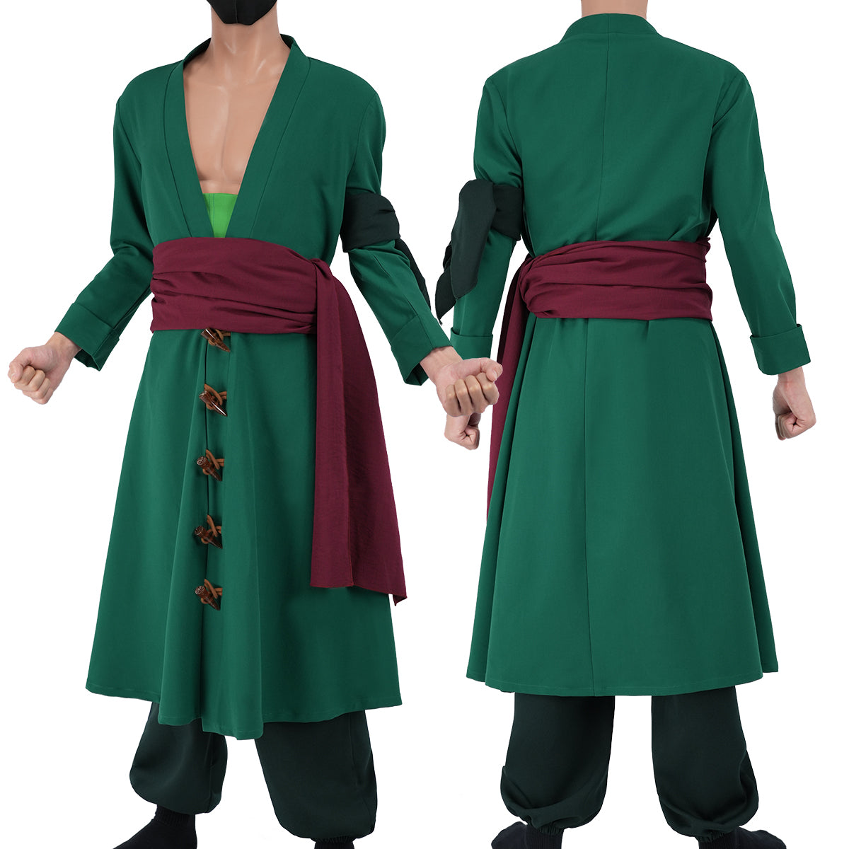 【在庫品】HOLOUN ONEピース ロロノア・ゾロのコスプレ衣装  cosplay ハロウィン 変装 仮装 コスプレ演出服 コスチューム 舞台装 クリスマス 祝日贈り物