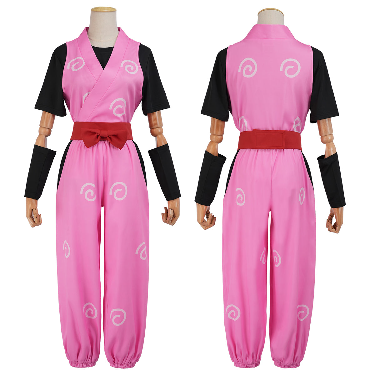 【在庫品】HOLOUN 忍者 忍術学園 くの一教室 女子生徒制服 ピンク ユキ トモミ 大川シゲ そうこ しおり 亜子 猪々子 みか あやか ハロウィン仮装 衣装 セット クリスマス イベント  ゲーム仮装 アニメ 演出服