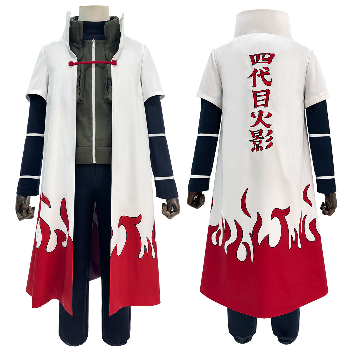 【新着商品】HOLOUN なるとNaルto疾風伝 四代目火影忍者羽織り 波風ミナトのコスプレ服 上忍衣装セット ハロウィン仮装 衣装 セット クリスマス イベント  ゲーム仮装 アニメ 演出服