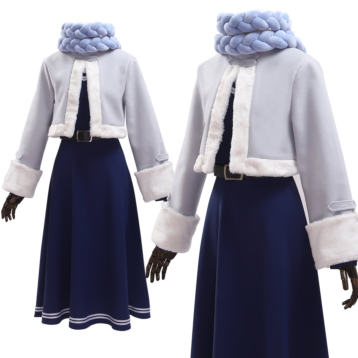 【在庫品】HOLOUN フリーレン フェルンの冬服 コスプレ衣装 アニメハロウィン仮装 衣装 ハロウィン仮装 演出服