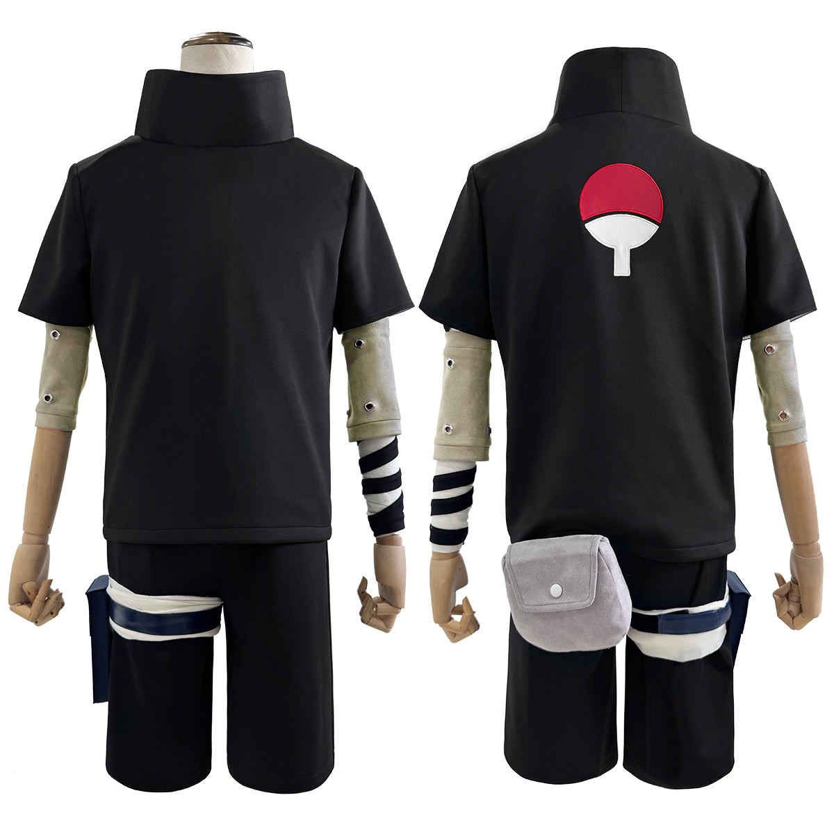 【新着商品】HOLOUN なるとNaルto疾風伝 中忍試験 うちはサスケのコスプレ服 ハロウィン仮装 衣装 セット クリスマス イベント  ゲーム仮装 アニメ 演出服
