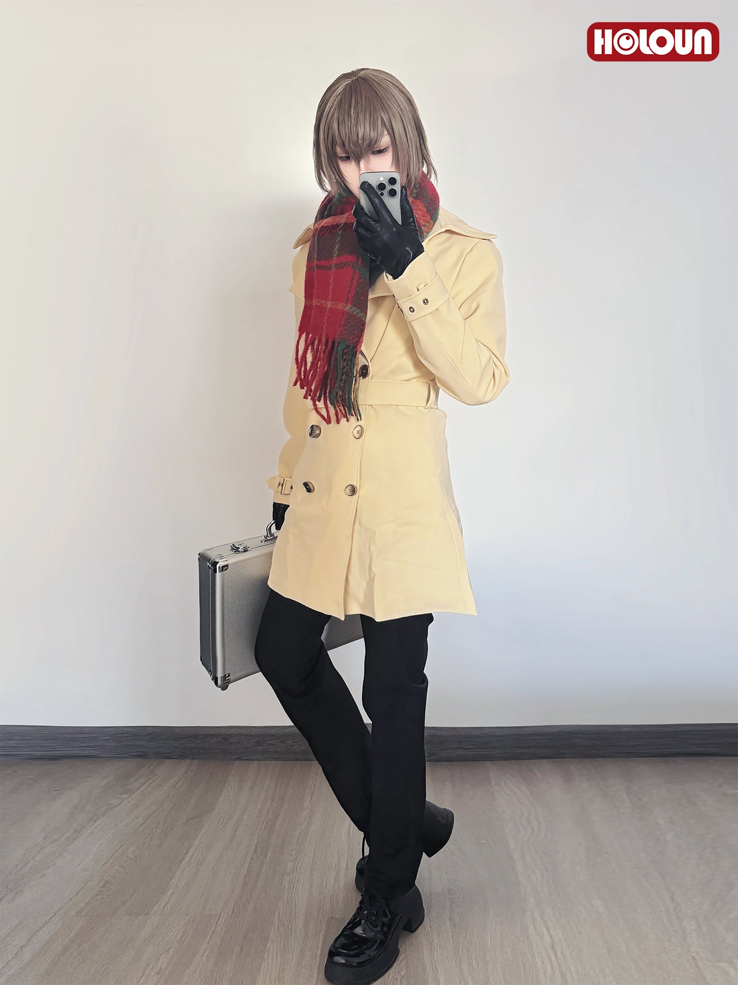 【在庫品】HOLOUN P5 明智吾郎 冬服 冬の制服 コスプレ衣装  cosplay ハロウィン 変装 仮装 コスプレ演出服 コスチューム 舞台装 クリスマス 祝日贈り物