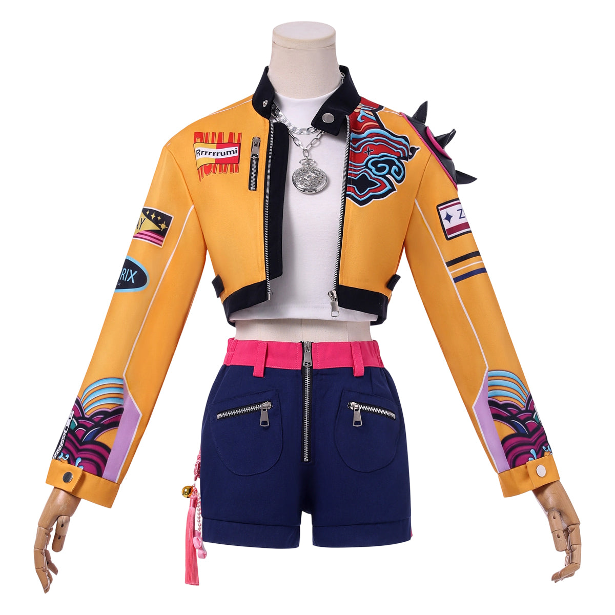 【在庫品】HOLOUN KPOPガールズ! デーモン・ハンターズ kpop demon hunters ルミRumi ゾーイZoe ミラMiraのコスプレ服 スーツ ハロウィン仮装 ゲームコスプレ衣装 セット クリスマス イベント  ゲーム仮装 アニメ 演出服