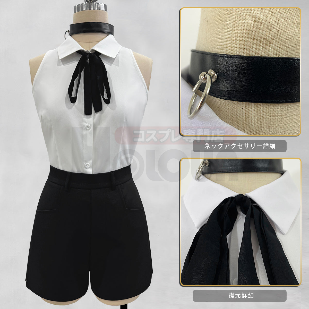 【在庫品】HOLOUN チェンソーマン レゼ Reze爆弾の悪魔コスプレ演出服ウィッグ付き コスプレ演出服 コスチューム 舞台装 ドレス クリスマス ハロウィン 祝日贈り物 祝日贈り物