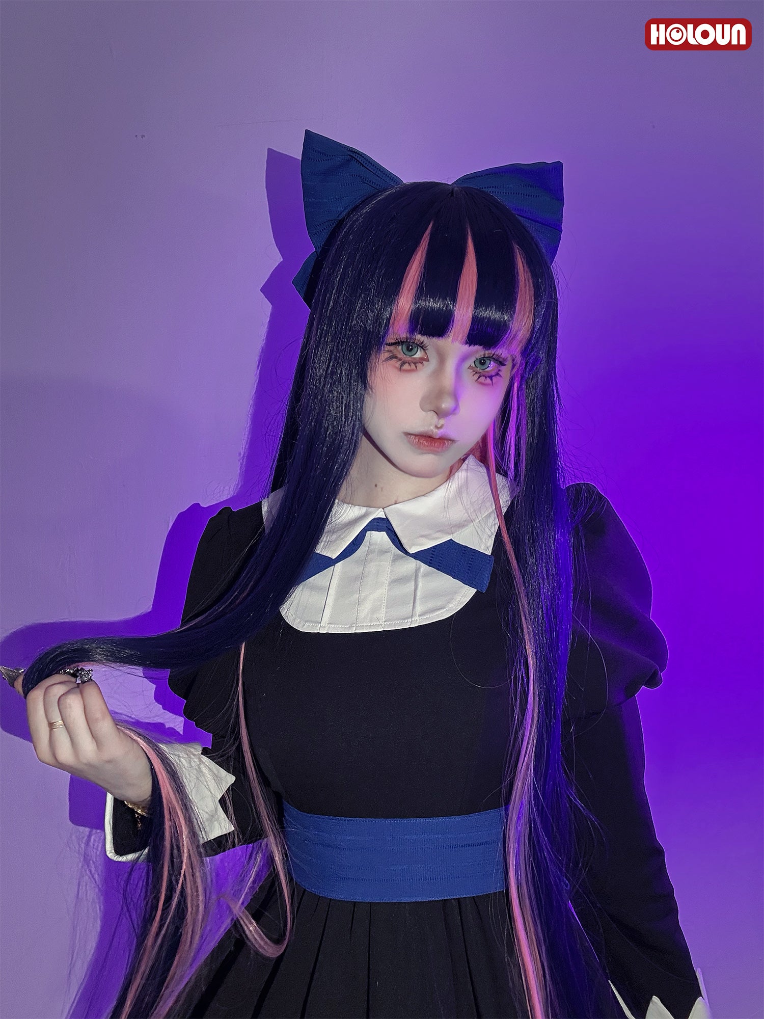 【新着商品】HOLOUN パンティ&ストッキングwithガーターベルト  ストッキングのコスプレ衣装  panty & stocking with garterbeltイベント アニメハロウィン仮装 演出服祝日贈り物