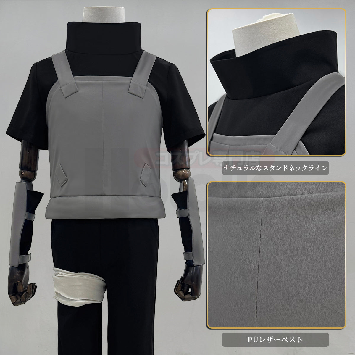 【新着商品】HOLOUN なるとNaルto疾風伝 忍者 暗部うちはイタチのコスプレ服 ハロウィン仮装 衣装 セット クリスマス イベント  ゲーム仮装 アニメ 演出服