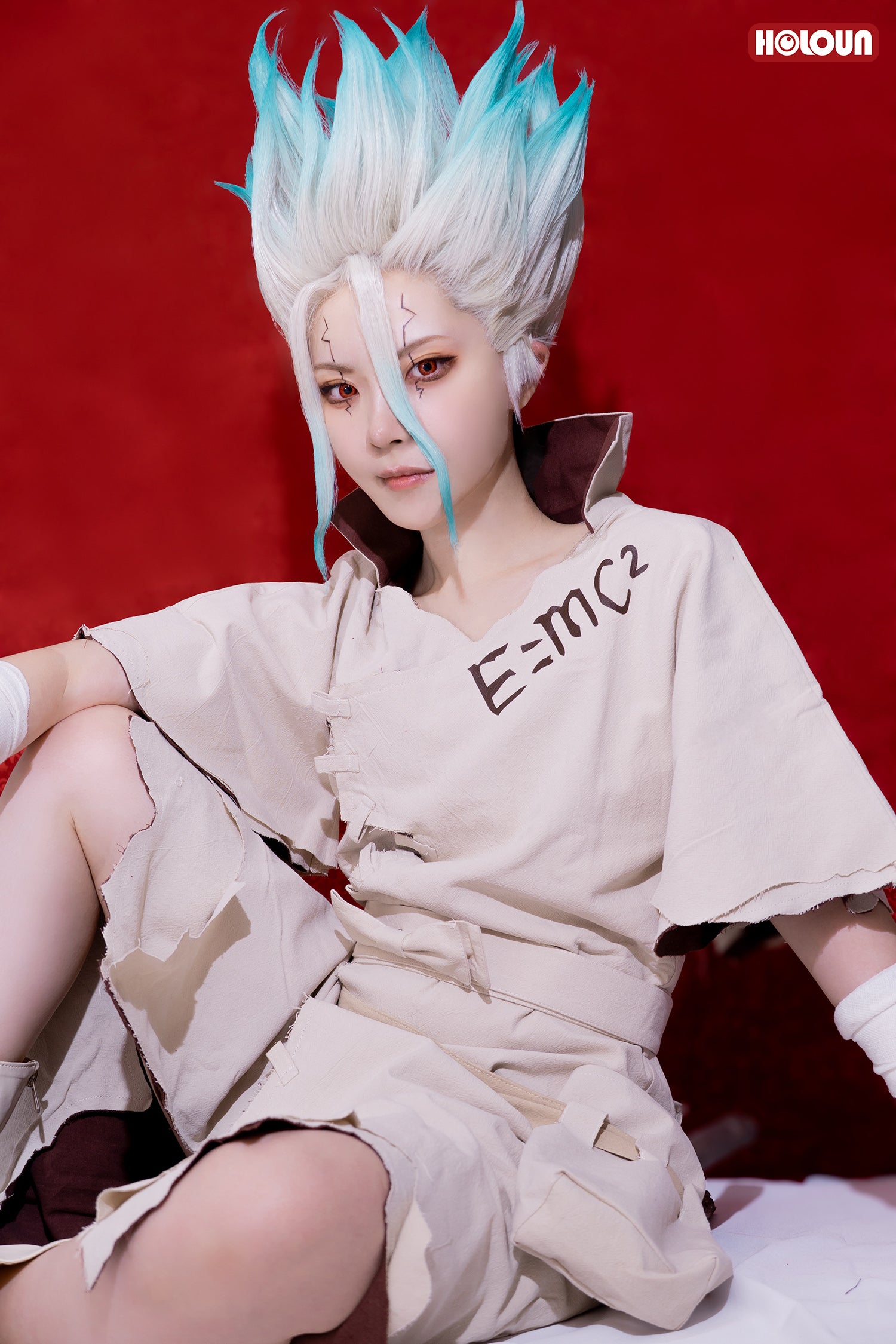 【在庫品】HOLOUN Dr.ストーン Dr.STONE 石神千空のコスプレ服 ハロウィン仮装 衣装 セット クリスマス イベント  アニメ 演出服