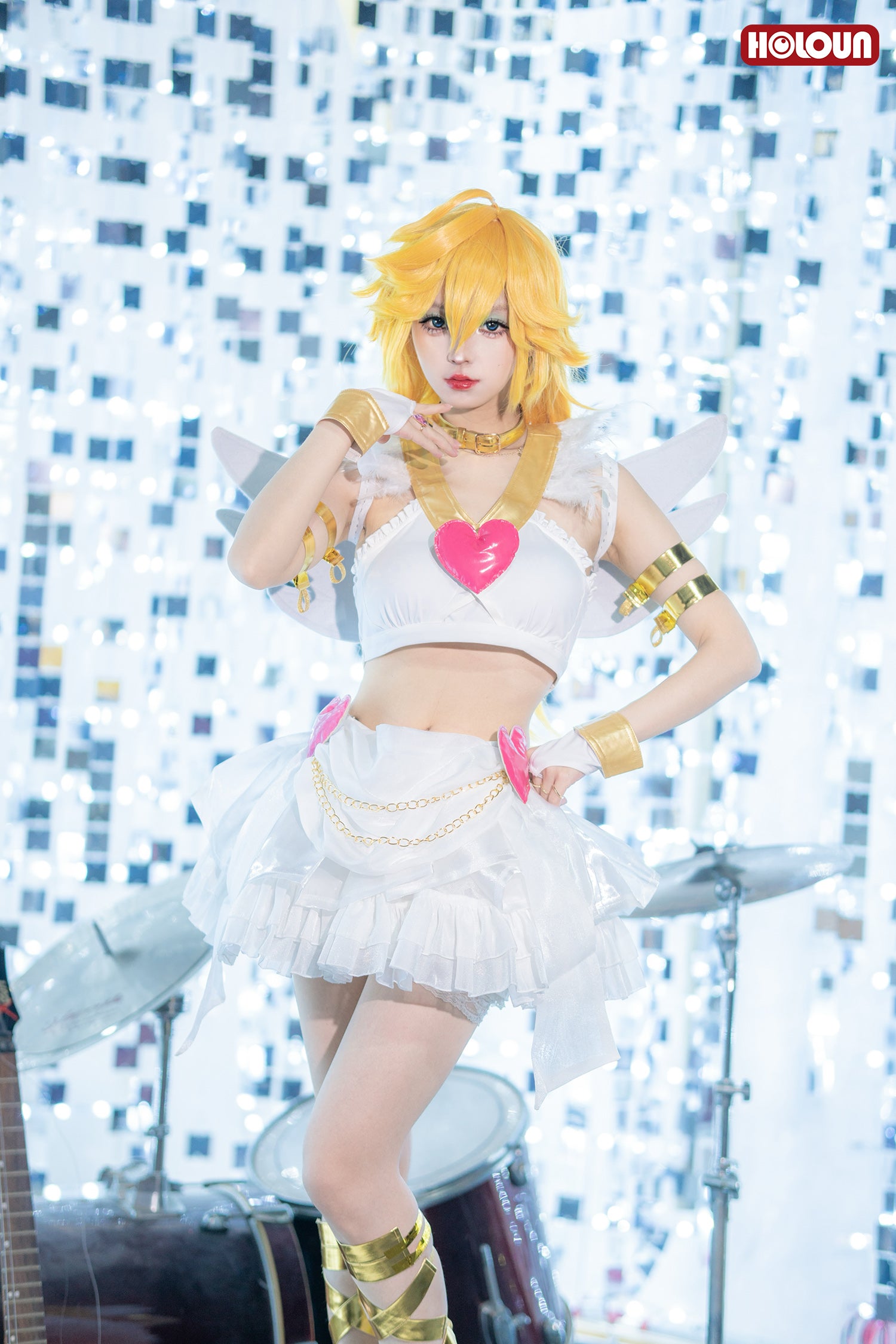 【在庫品】HOLOUN パンティ&ストッキングwithガーターベルト  アナーキーパンティのコスプレ衣装  panty & stocking with garterbeltイベント アニメハロウィン仮装 演出服祝日贈り物