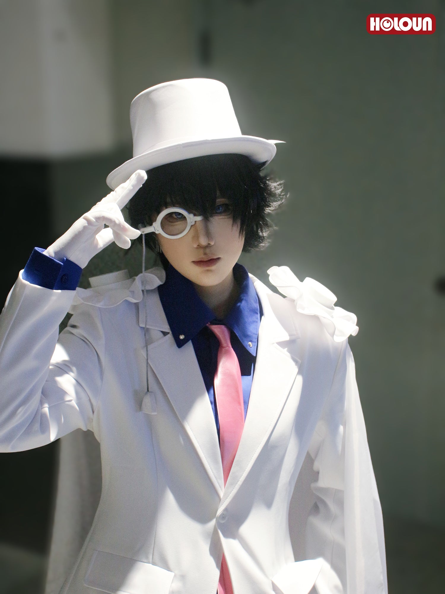 【在庫品】HOLOUN 名探偵こなん 怪盗キッド 黒羽快斗 コスプレ衣装  cosplay ハロウィン 変装 仮装 コスプレ演出服 コスチューム 舞台装 クリスマス 祝日贈り物