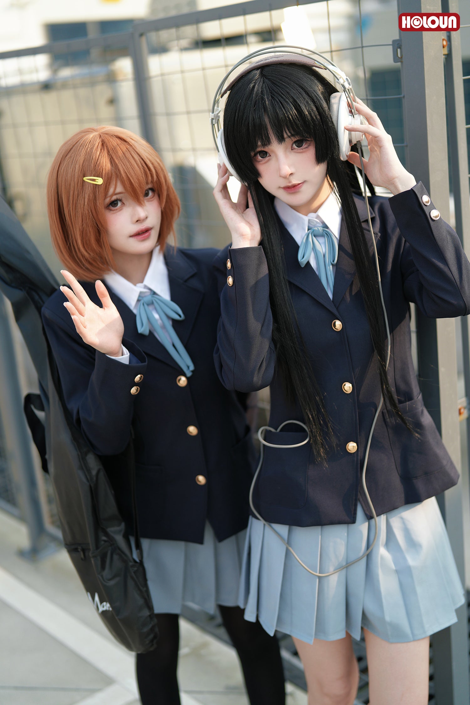 【在庫品】HOLOUN けいおンK-ON 私立桜が丘女子高等学校 制服コスプレ服 ハロウィン仮装 衣装 セット クリスマス イベント  ゲーム仮装 アニメ 演出服