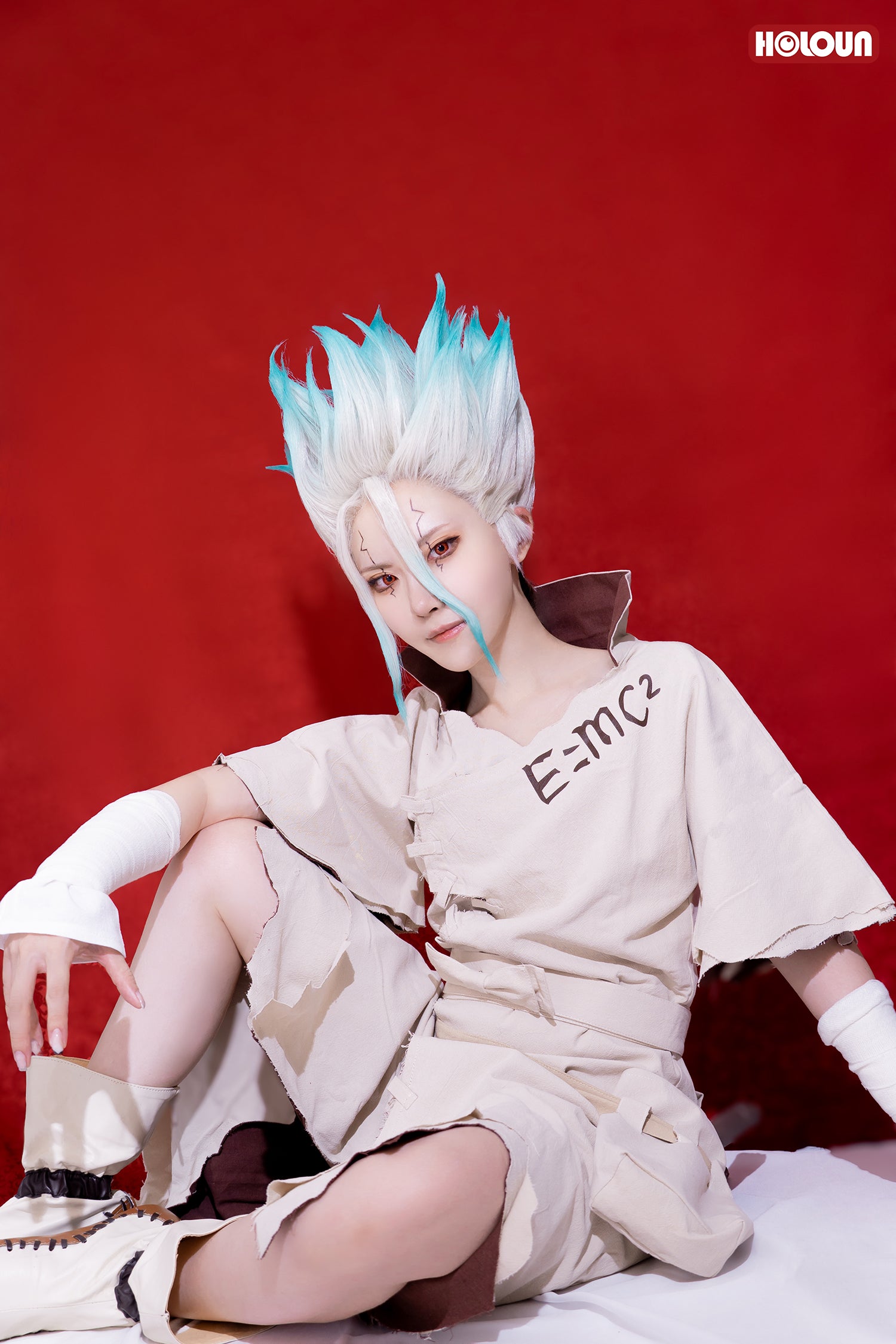 【在庫品】HOLOUN Dr.ストーン Dr.STONE 石神千空のコスプレ服 ハロウィン仮装 衣装 セット クリスマス イベント  アニメ 演出服