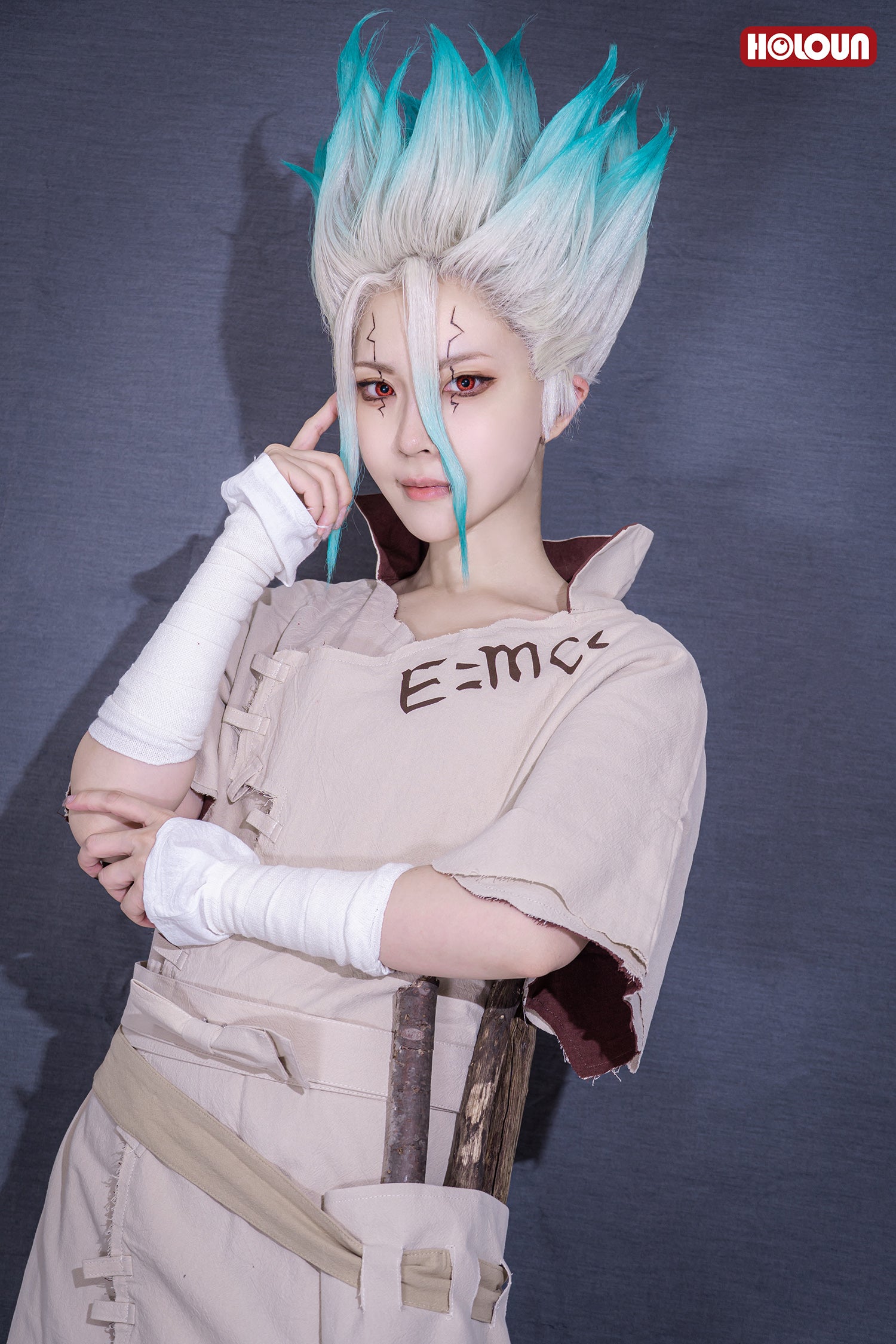 【在庫品】HOLOUN Dr.ストーン Dr.STONE 石神千空のコスプレ服 ハロウィン仮装 衣装 セット クリスマス イベント  アニメ 演出服